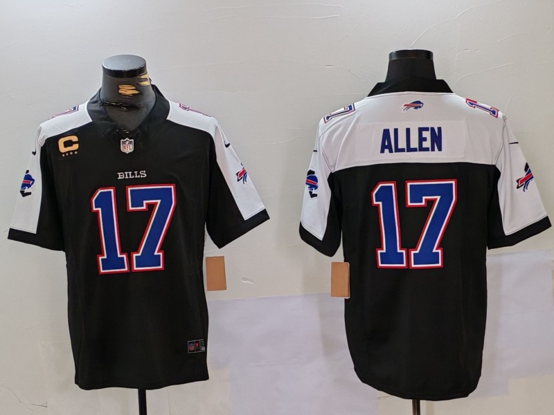 Men's Buffalo Bills Josh Allen Black Jersey